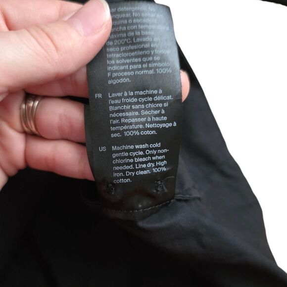 COS Black Elegant Pleated Cotton Tunic Blouse 4 - Picture 6 of 6